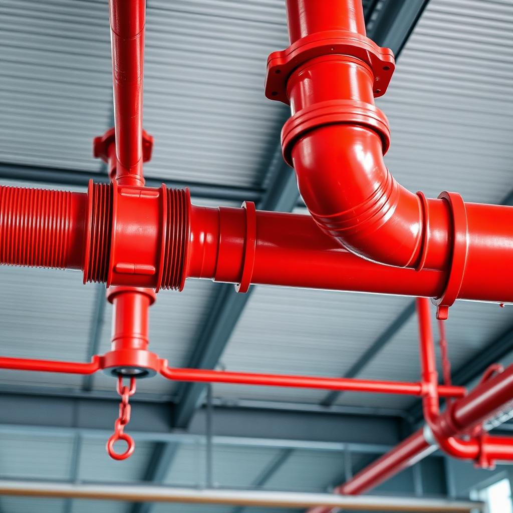 Sprinkler pipework installation